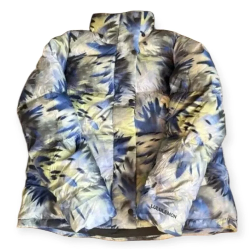 Lululemon Wunder Puff Jacket Chromatic Cloudscape Multi Size 6 - Picture 6 of 7